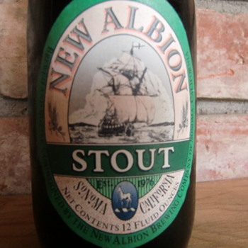 (Original) New Albion Stout 1980's Any Beer Lovers Out There? - Breweriana