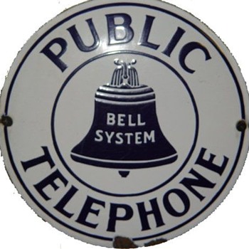 Bell System Public Telephone White