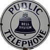 Bell System Public Telephone White