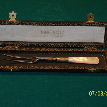 Mother of Pearl Pickle Fork - Kitchen