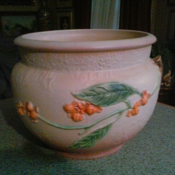 Roseville "Bittersweet" Jardinere #802-8/ Roseville Ohio USA /Circa 1951 - Pottery