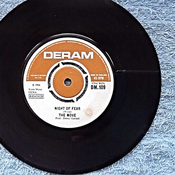 1966-pop groups-the move-'night of fear'-45 rpm single. - Records