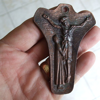 Early Vintage BRONZE CROSS- Should I or Not?