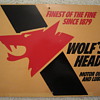 Wolf's Head Motor Oil and Lubes Finest of the Fine Since 1879 Two-Sided Display Sign 