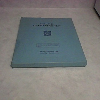 THEMATIC APPERCEPTION TEST 1943/1971