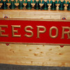 Pennsylvania Railroad Station Sign from Leesport, PA