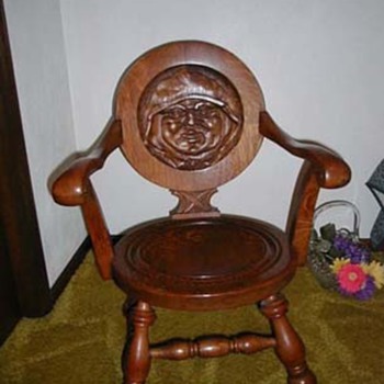 Monk rocking chair