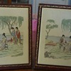 antique japanese tile bookends