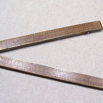 Stanley #62 brass bound Sweetheart folding ruler - Tools and Hardware