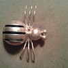 LARGE SILVER SPIDER