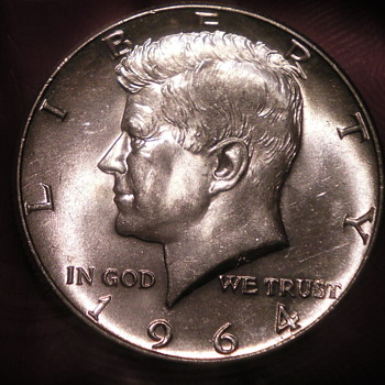1964 50 cent coins  - US Coins
