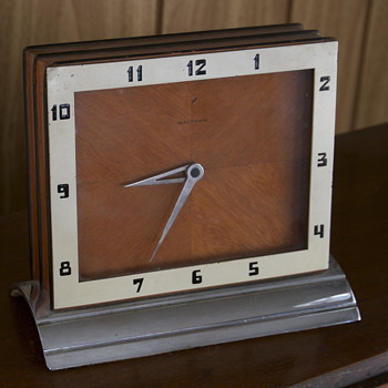 Waltham Clock...Art Deco Style - Art Deco