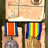 British Victory Medal, War Medal, and Mailing Package.