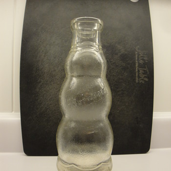 Snowman shaped bottle