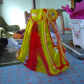 colored glass thing - Art Glass