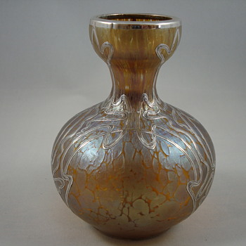 Mother's Day Loetz candia Papillon - Art Glass
