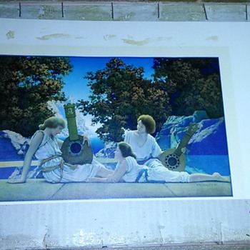 Two Maxfield Parrish prints - Visual Art