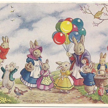Adorably drawn Lives of Animals on Postcards!