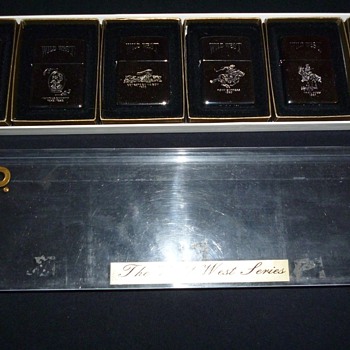 Wild West Zippo Set of Six 1990 - Tobacciana