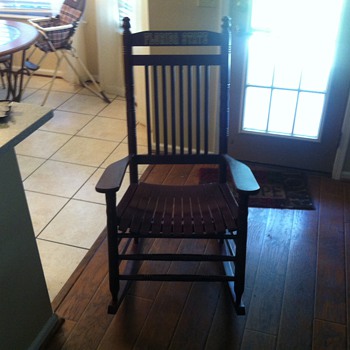 Cracker Barrel Rocker, Florida State Seminoles (Custom Made) - Football