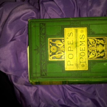 Pope poems by Alexander Pope I like it, look very old