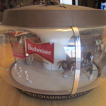 1960's Budweiser Original Clydesdales Carousel Light - Breweriana
