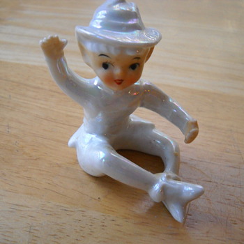 Porcelain Pixie Figurine - Art Pottery