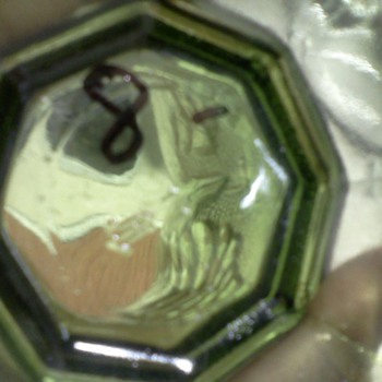 green eye catch - Glassware