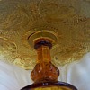 Gram's Cake Stand Amber EAPG