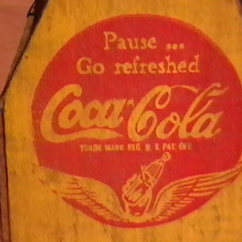 Original 1941 Coca-Cola 6 Pack Bottle Carrier
