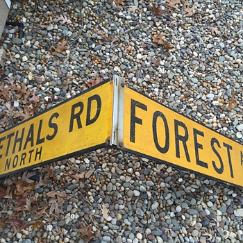 1960s Staten Island, NY street corner signs - Signs