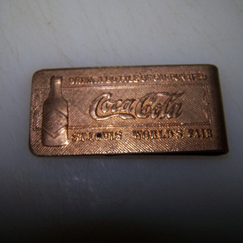 '1904 Worlds Fair Coca Cola Money Clip' Real or Reproduction?