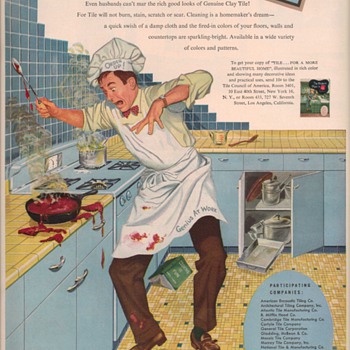 1950 Tile Council Advertisements - Advertising