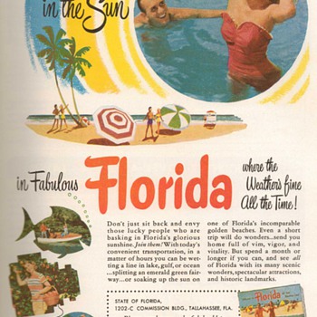 1953 - Florida Travel Advertisement - Advertising