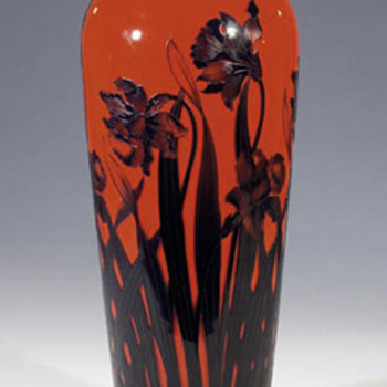 Kralik - Cameo Type #5-  Tango cameo - Art Glass