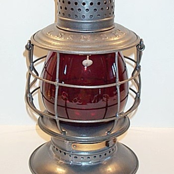 LS&MS Railroad Lantern by Parmelee & Bonnell
