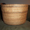 Old Tlingit Basket with "Nellie" and "Leonteen" Woven Into It