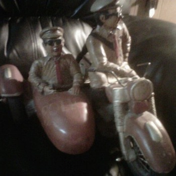 Police Motorcycle/sidecar - Model Cars