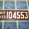 1922 Washington State Auto License Plate 