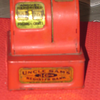 Uncle Sams 3 Coin Bank - Coin Operated