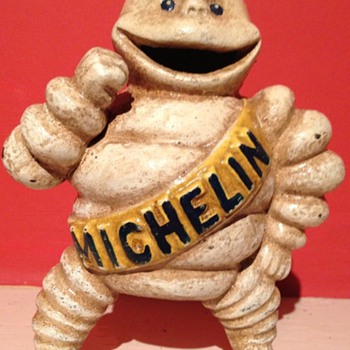 Michelin man made of cast iron - Advertising