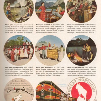 1955 - Great Northern Railway Advertisement - Advertising