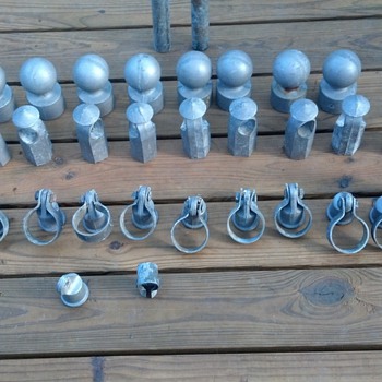 1940's era, chain link fence caps - Tools and Hardware