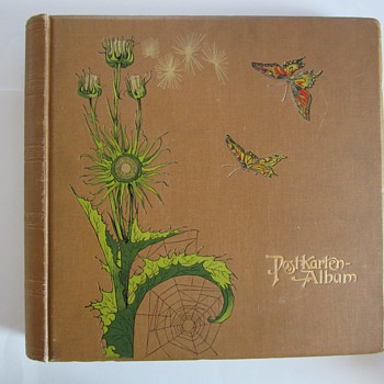 Jugendstil Postkartenalbum - Postcards