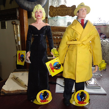 Dick Tracy And Breathless Madonna Figures