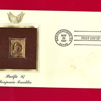 Pacific 97  Benjamin Franklin  San Francisco  First Day Issue 1997