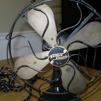 Western electric desk fan