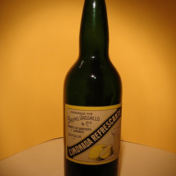 Antique bottles of drinks, juices, mineral water or beer tell part of the history of a place or country, the picture of your "l