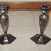 Sheffield Plate Candle Holders