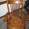 This is a Rocker that I refinished with my daughter